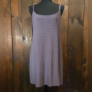 George Pink and Black Patterned Sleep Dress